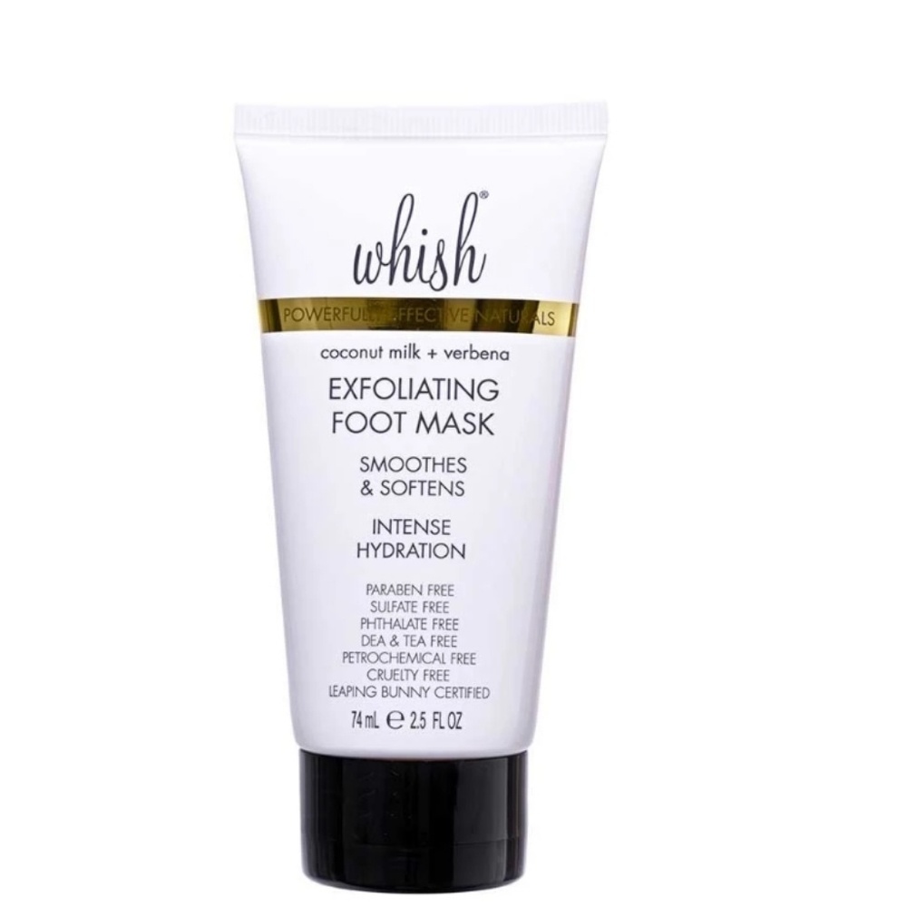 Exfoliating foot mask